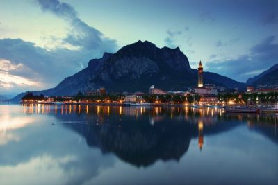Lecco_after_sunset_Lombardy